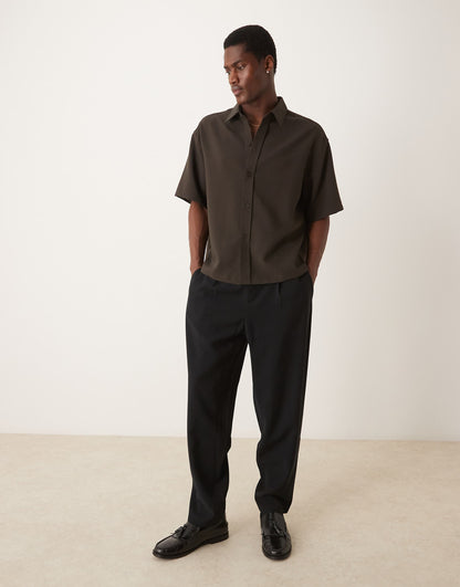 Smart Relaxed Fit Trousers