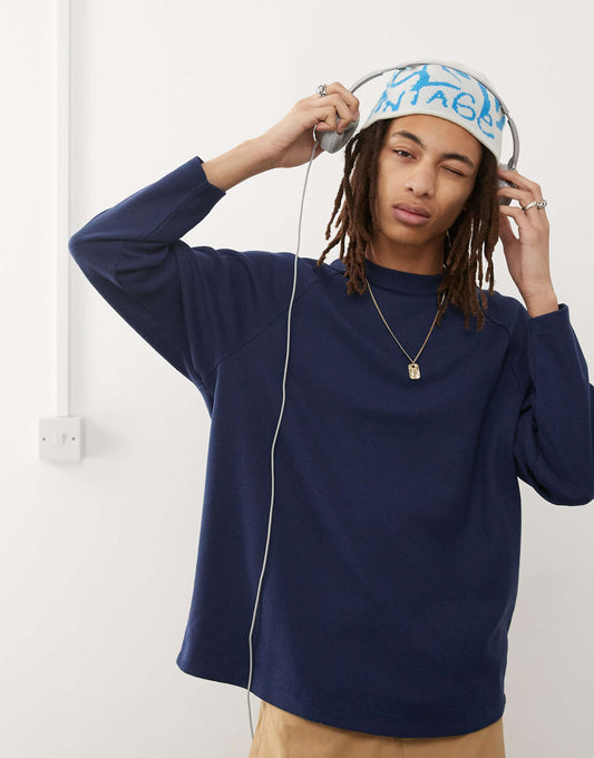Long Sleeve Waffle T-Shirt