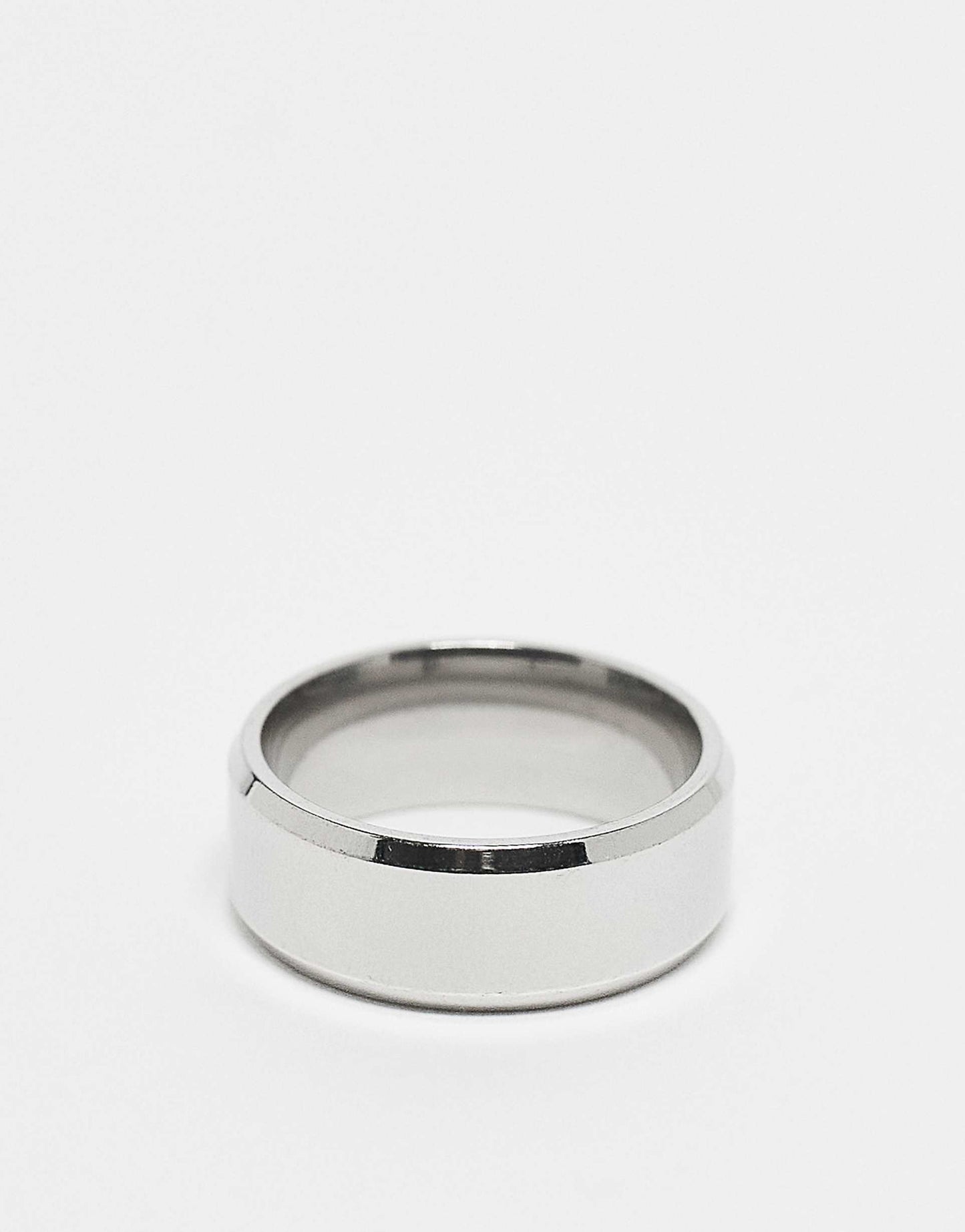 Band Ring With Angled Edges