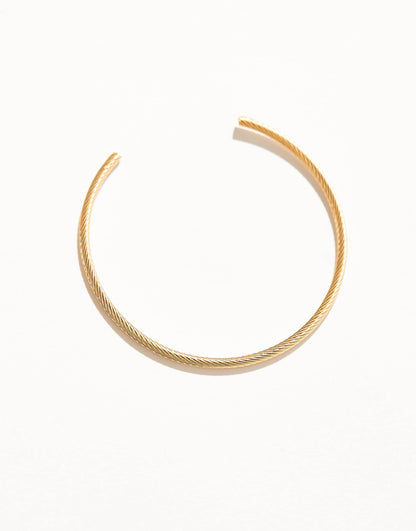 Twisted Rope Cuff Bangle