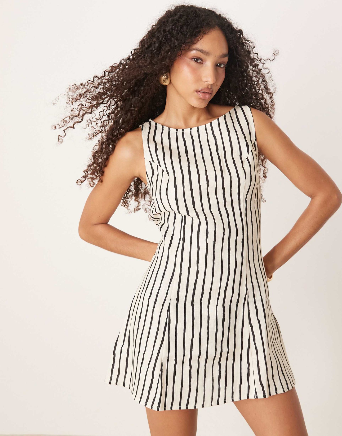 Chloe Linen Mini Dress