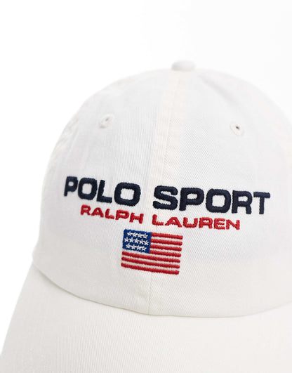 Sport Capsule Flag Logo Twill Baseball Cap