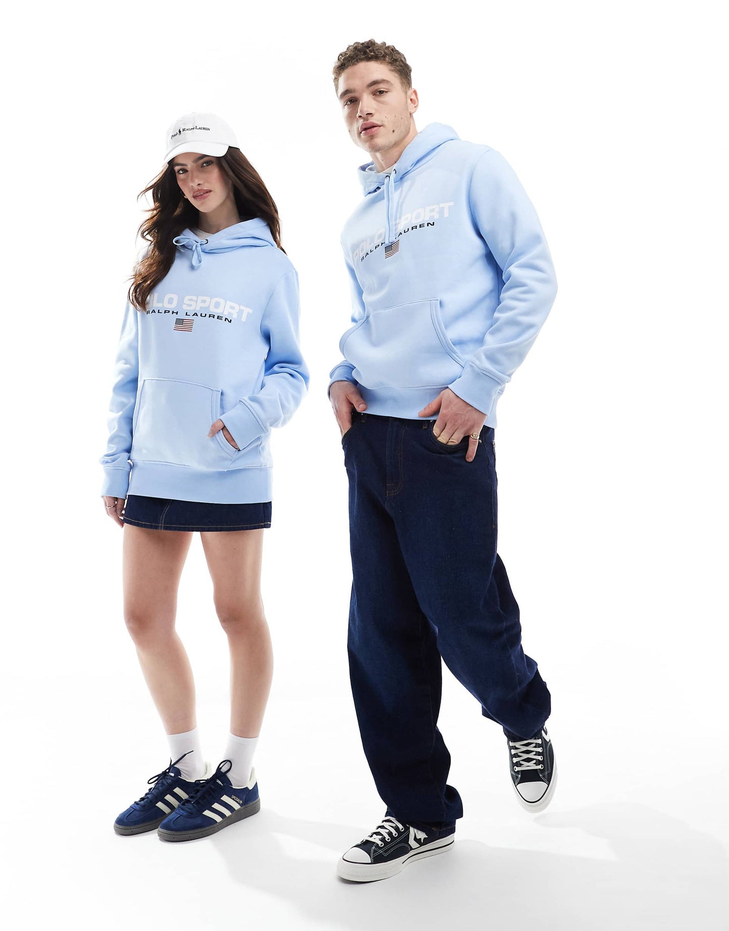 Sport Capsule Unisex Large Flag Chest Logo Hoodie