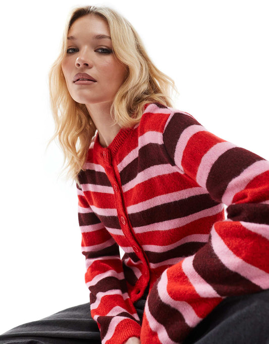 Boxy Fit Knitted Cardigan