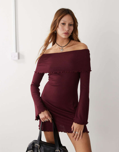 Collusion Folded Mini Dress