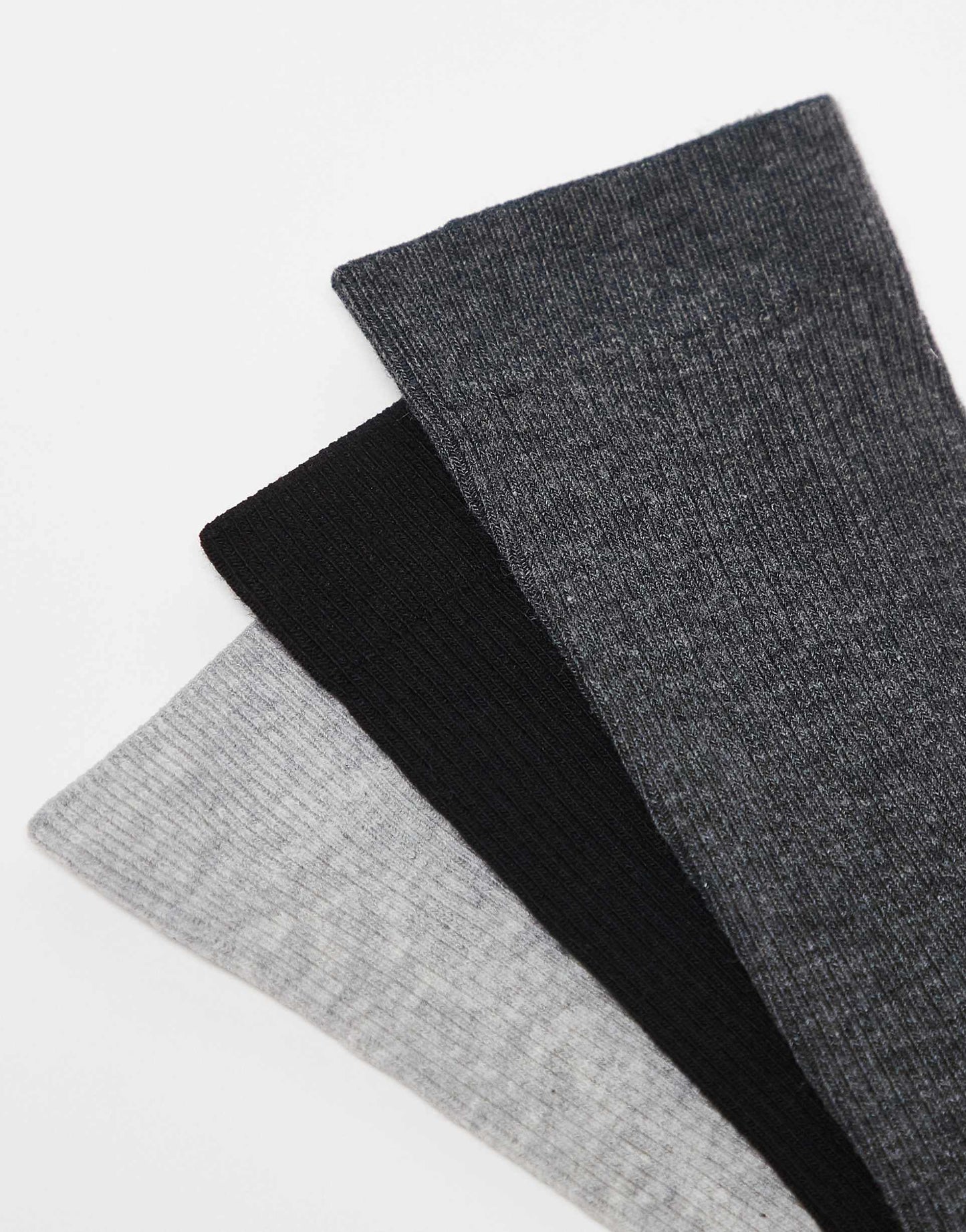 3-Pack Cotton Rib Socks