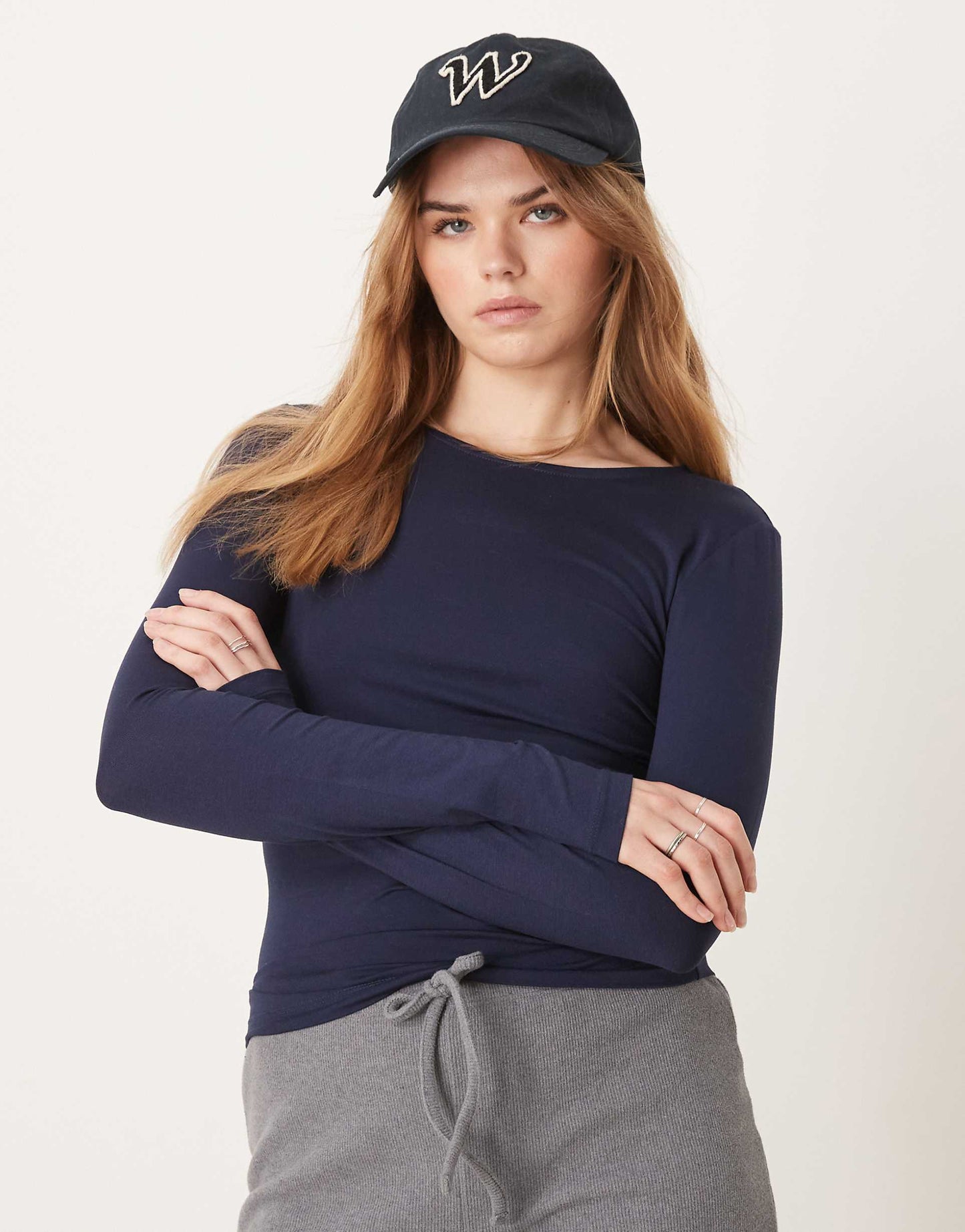 Soft Touch Slim Fit Crew Neck Top