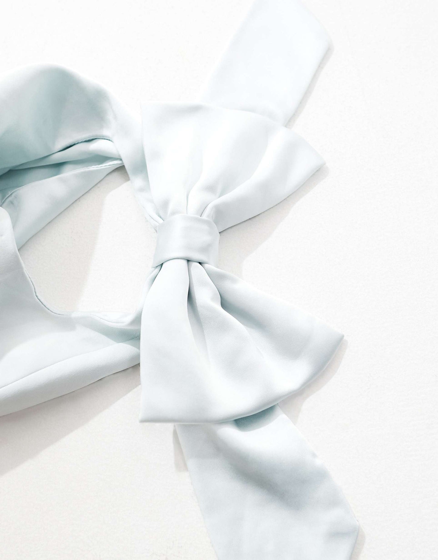 Bridesmaid Satin Bow Pouch Bag