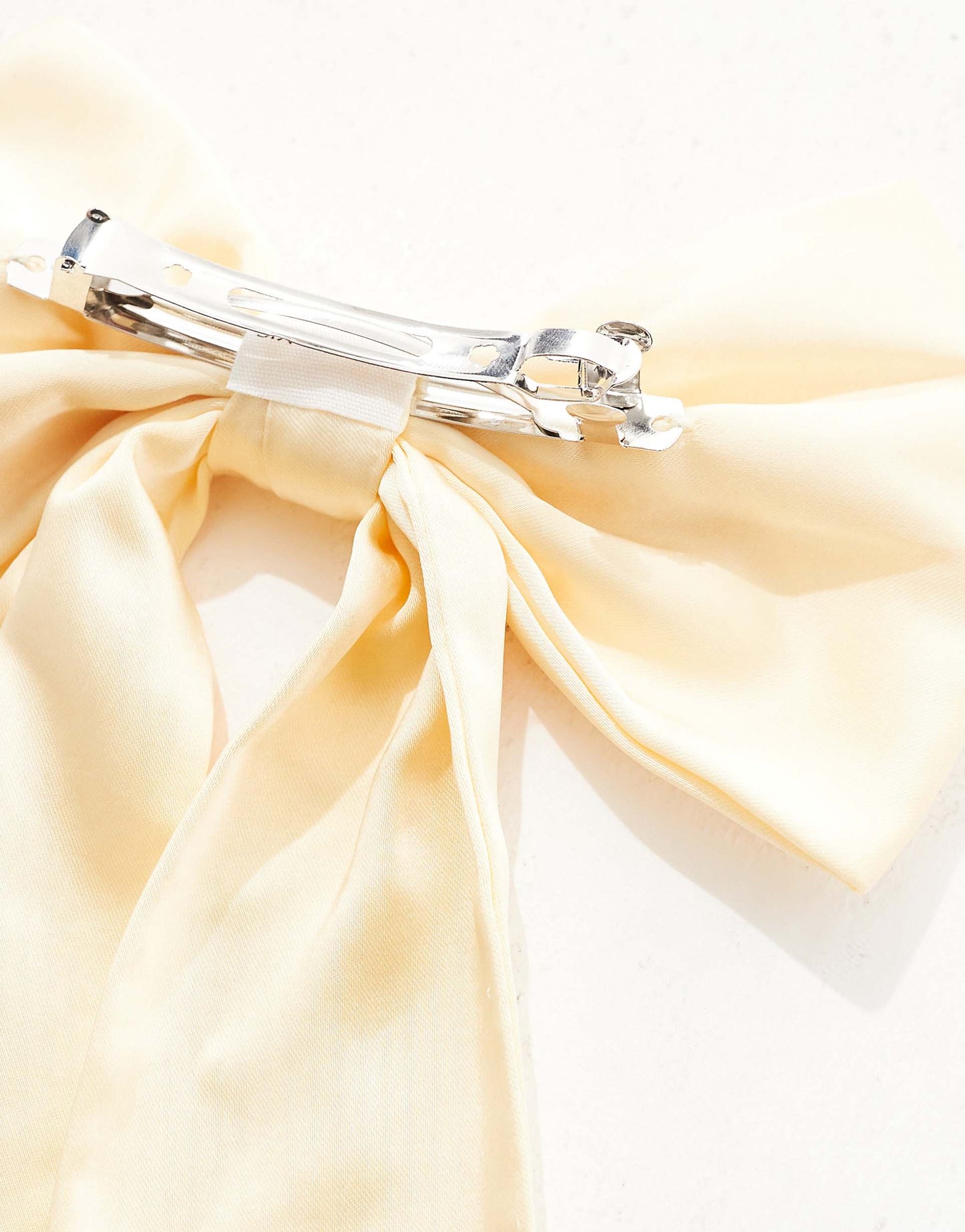 Bridesmaid Satin Hair Bow Clip