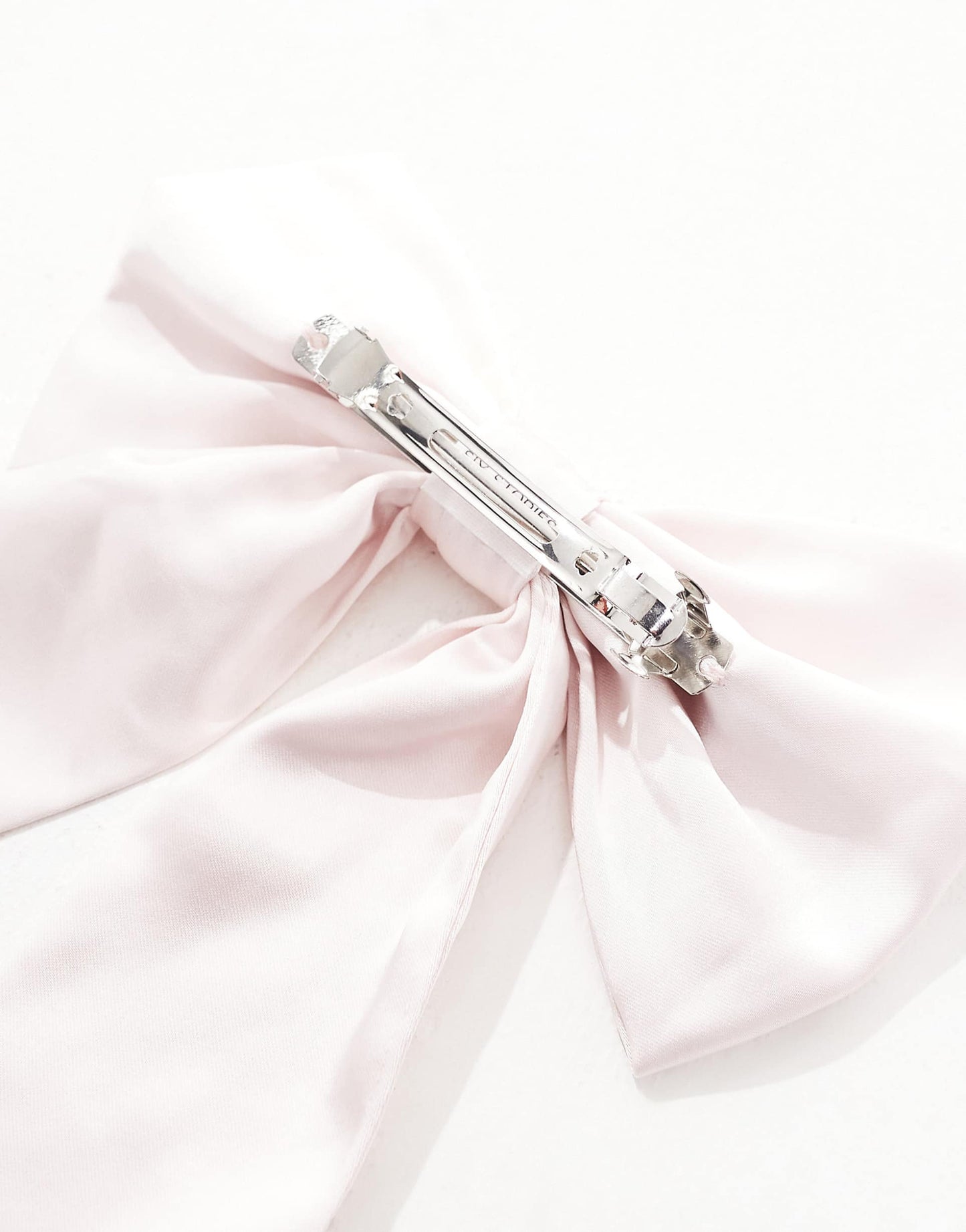 Bridesmaid Satin Hair Bow Clip