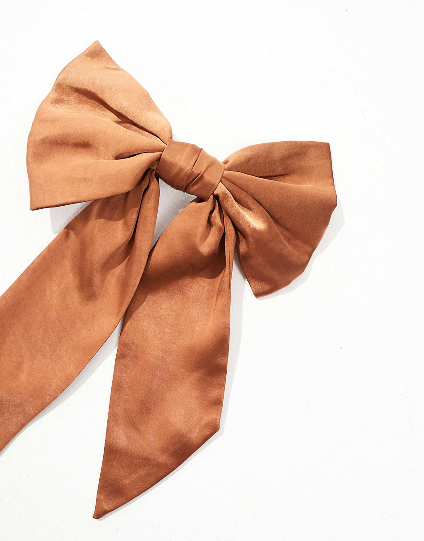 Bridesmaid Satin Hair Bow Clip
