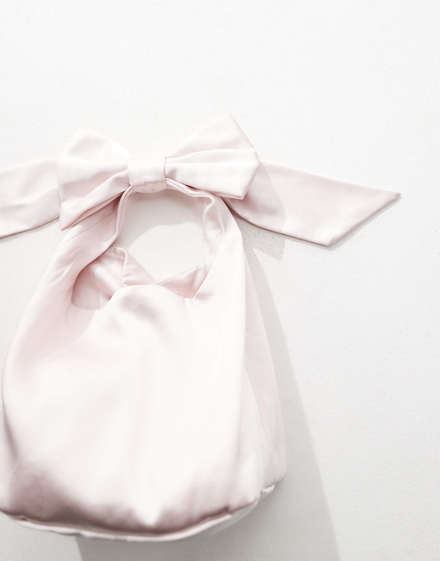 Bridesmaid Satin Bow Pouch Bag
