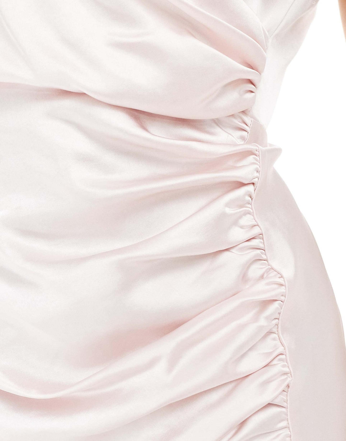 Bridesmaid Satin Ruched Cami Maxi Dress