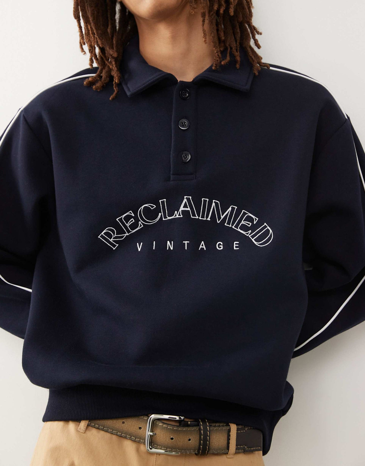 Rugby Sweatshirt With Embroidery