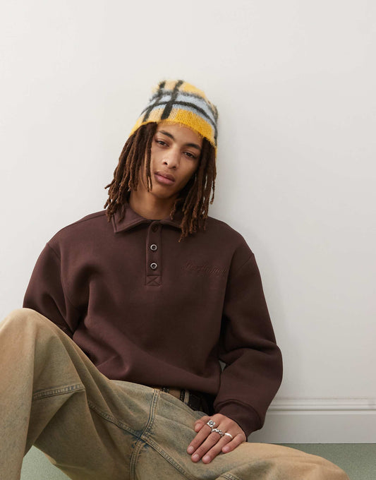 Rugby Sweatshirt With Embroidery