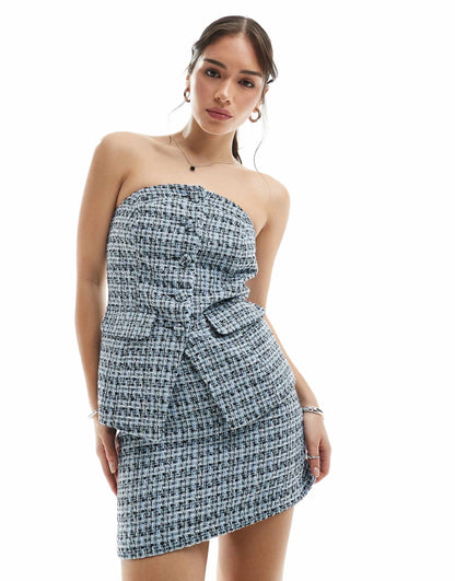 A-Line Boucle Mini Skirt Co-Ord