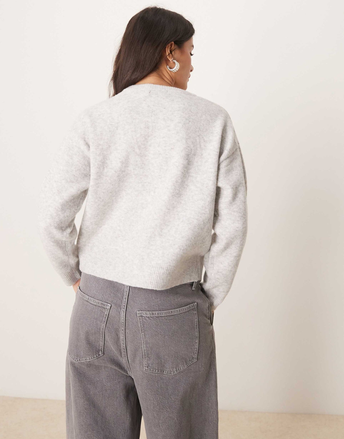 Crew Neck Cardigan