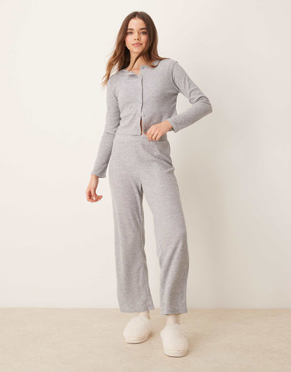 Ribbed 3 Piece Loungewear Co-Ord