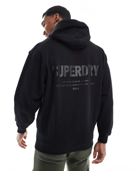 Utility Sport Logo Loose Hoodie