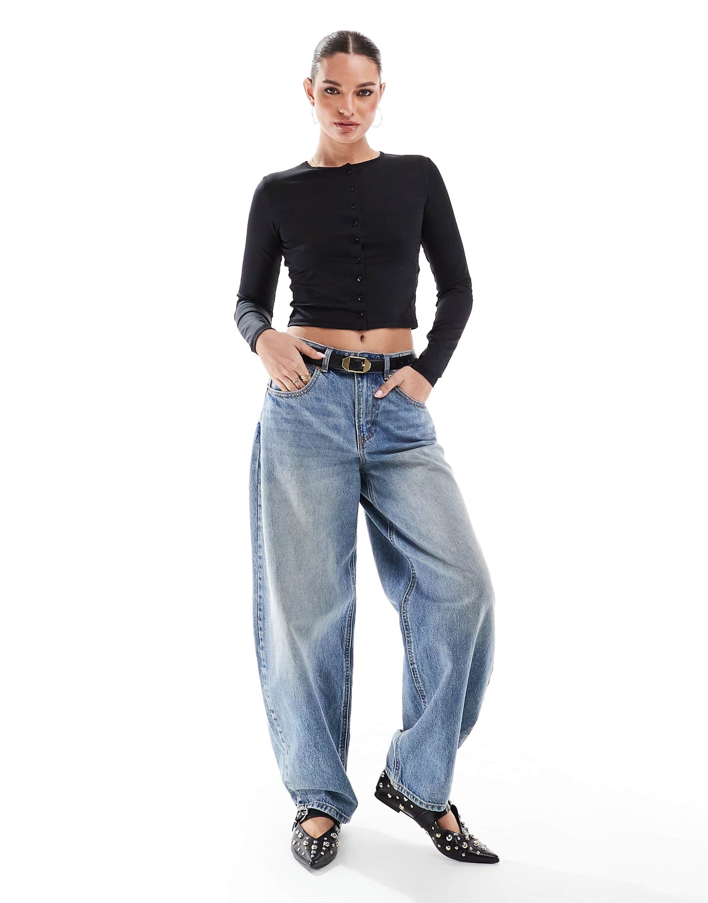 Cropped Fitted Cardigan