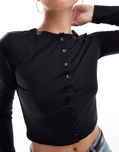 Cropped Fitted Cardigan