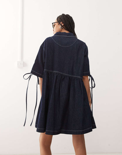 Denim Smock Dress