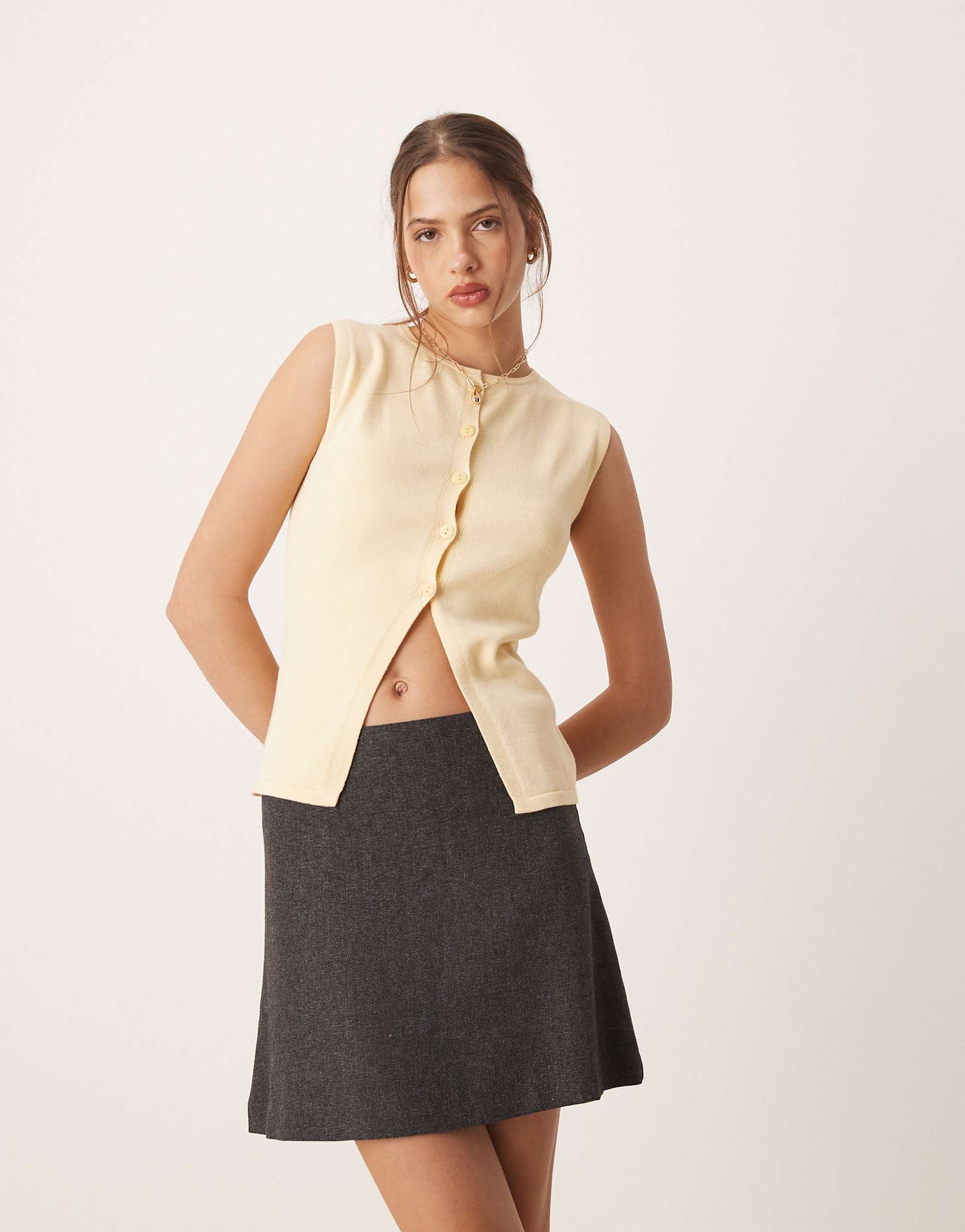 Tailored Mini Skirt