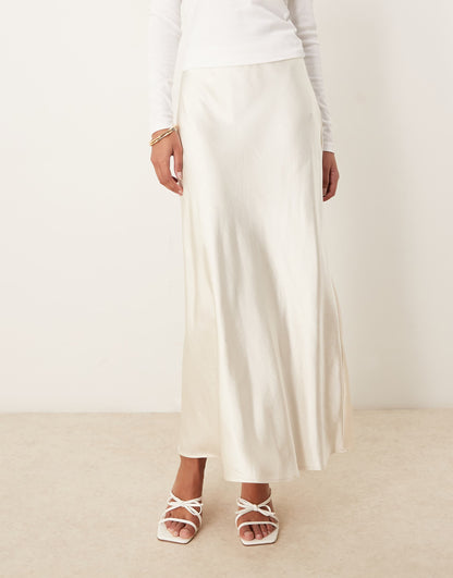 Satin Maxi Skirt