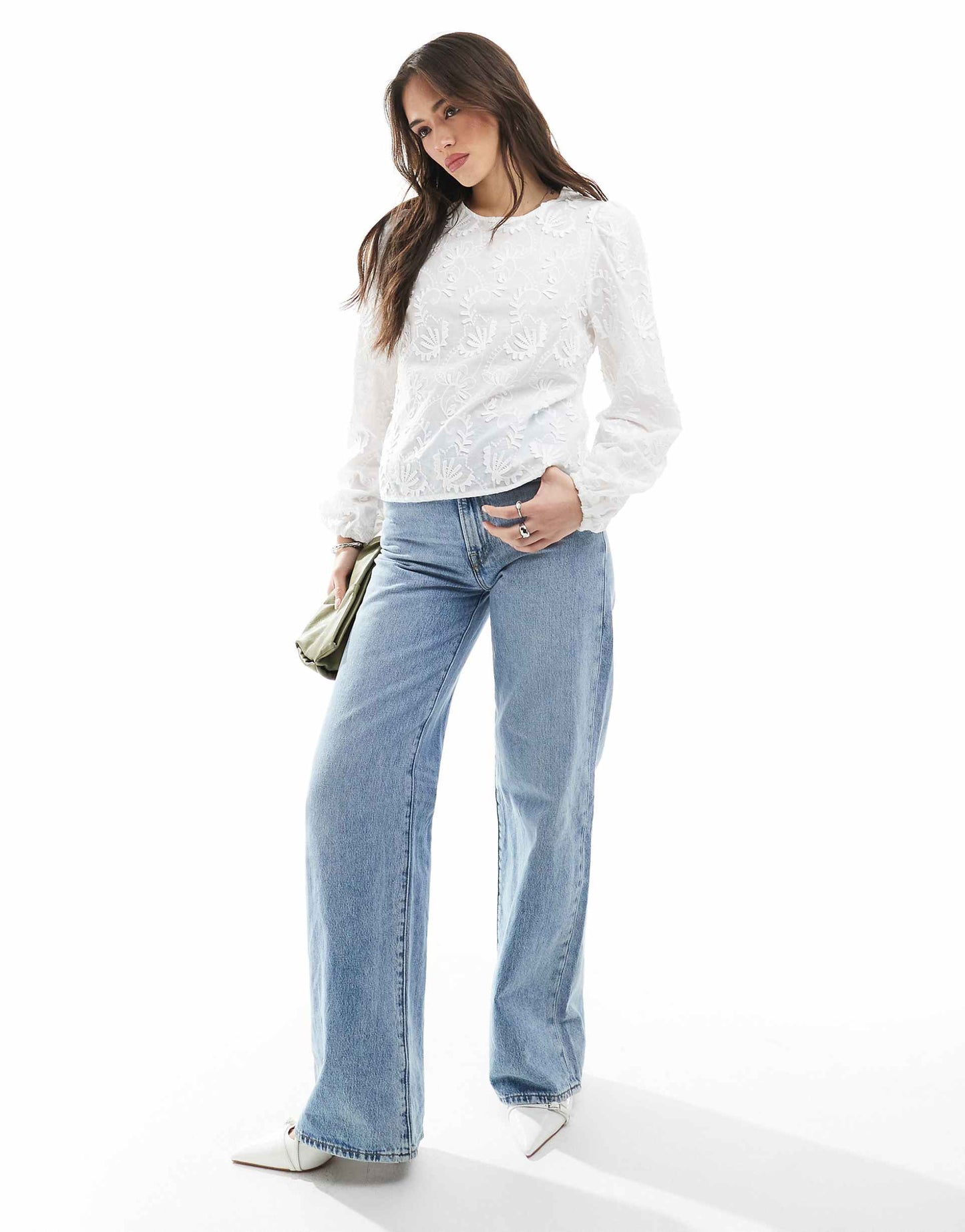 Long Sleeve Top With Applique