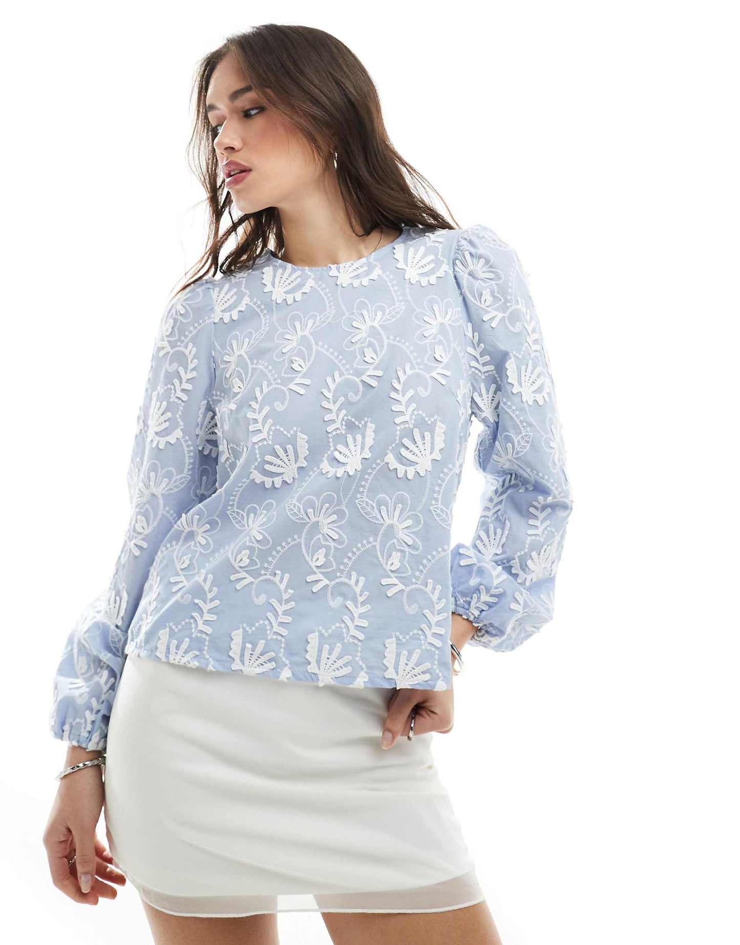Long Sleeve Top With Applique