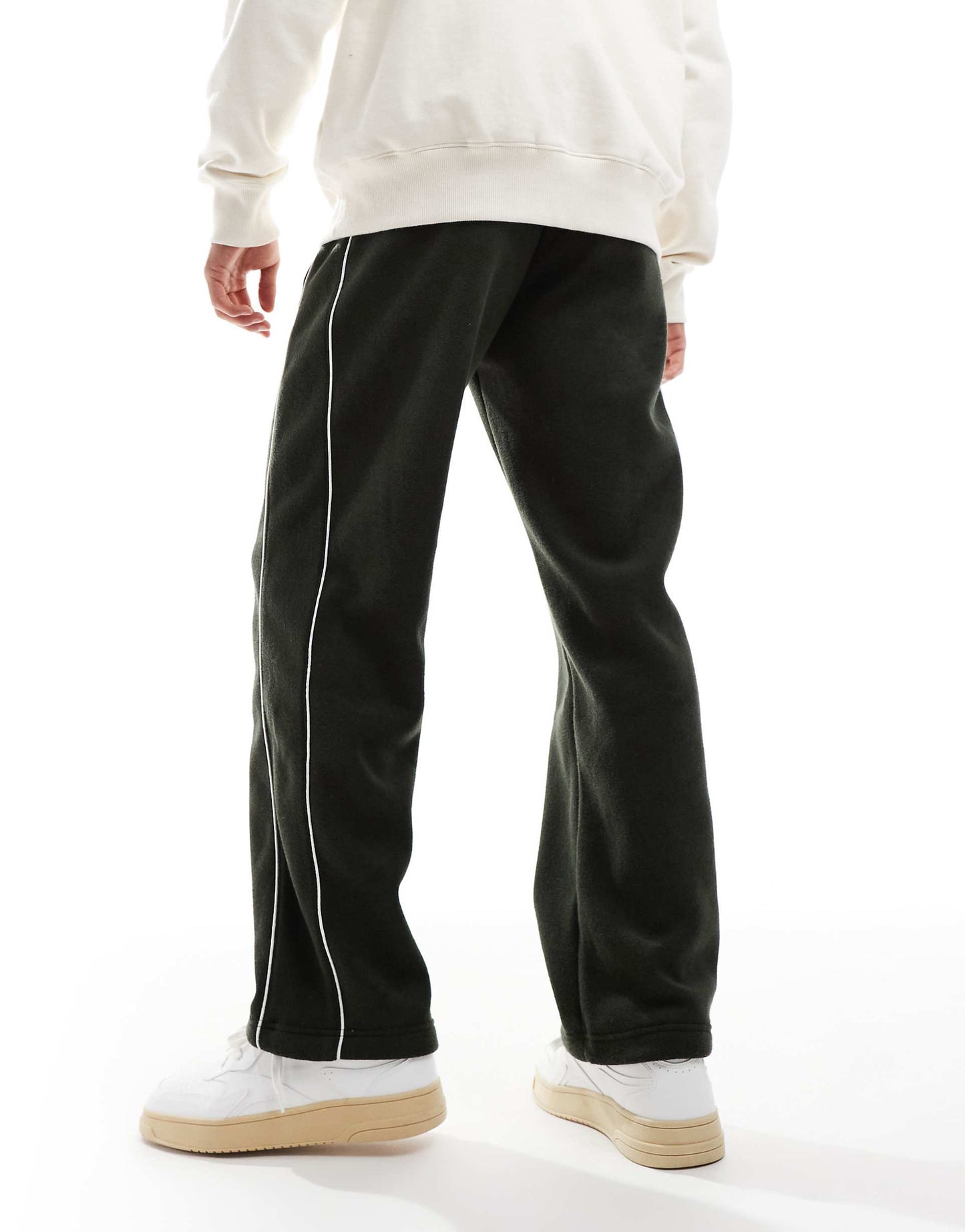 Towelling Track Pant Green