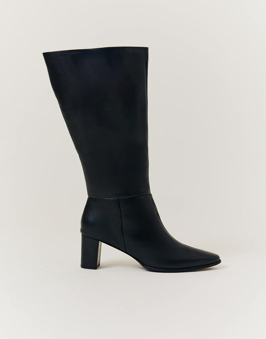 Heeled High Leg Boot Standard Leg Fit