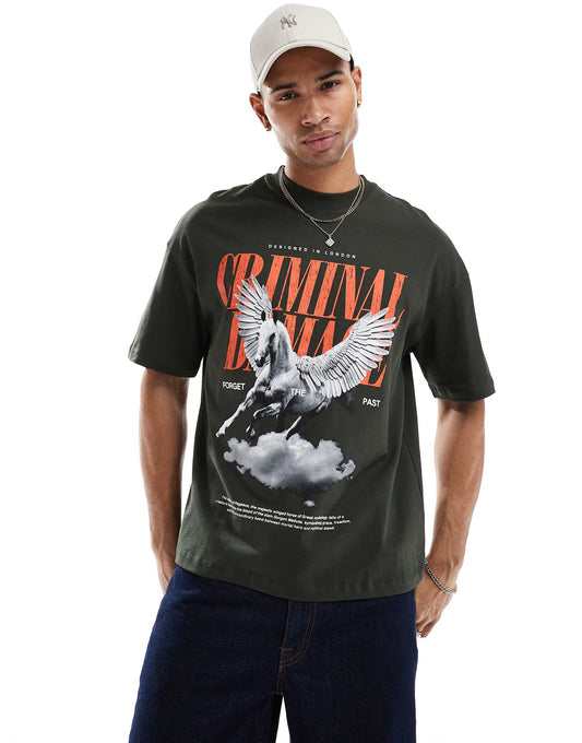 Pegasus T-Shirt Green