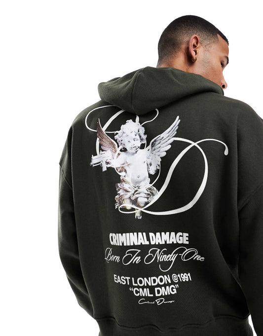 Cherub Hoodie Green