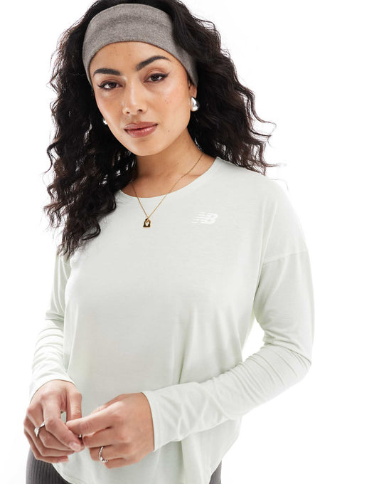 Drapey Jersey Long Sleeve T-Shirt