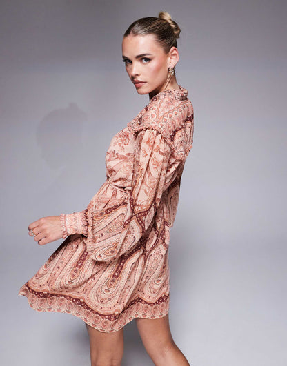 Petite Tiered Mini Dress