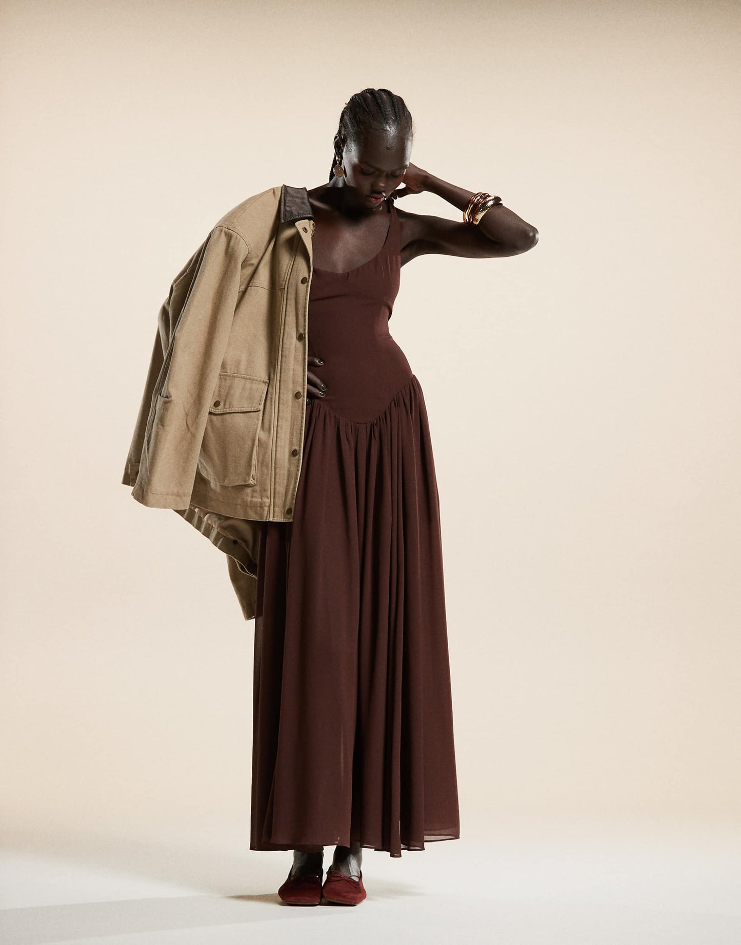 Drop Waist Maxi Dress