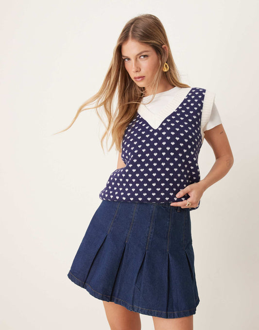 Echo Denim Mini Skirt