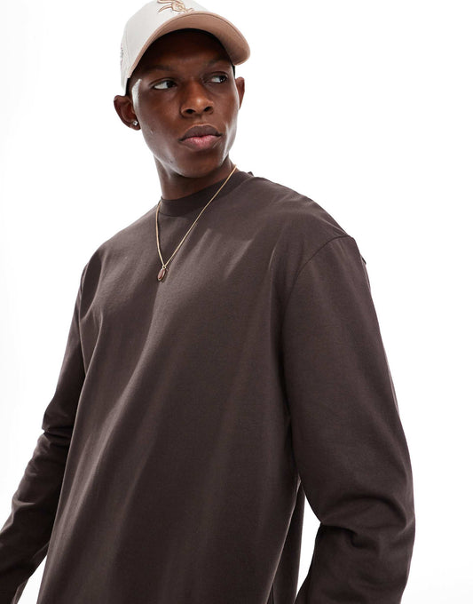 Essential Heavyweight Relaxed Long Sleeve T-Shirt 240Gsm