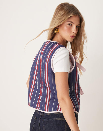 Jojo Cotton Quilted Gilet