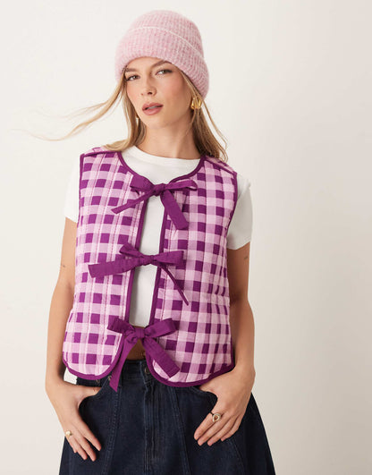 Jojo Cotton Quilted Gilet