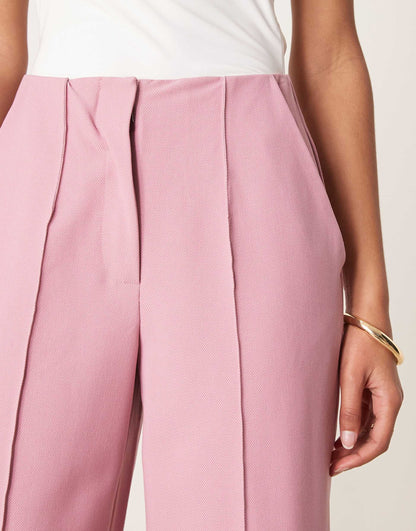 High Waist Wide Leg Tailored Troiser Co-Ord