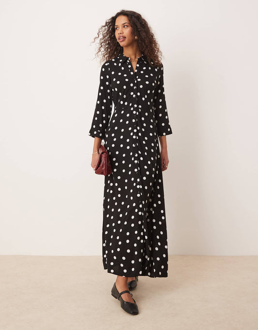 Maxi Shirt Dress