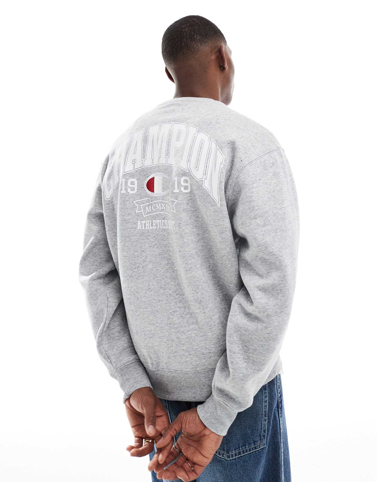 Crewneck Varsity Backprint Sweatshirt