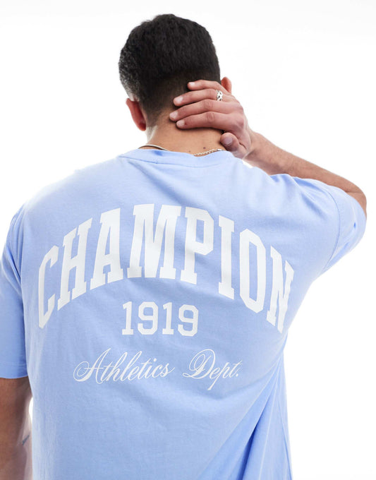 Varsity Back Print Short Sleeve T-Shirt