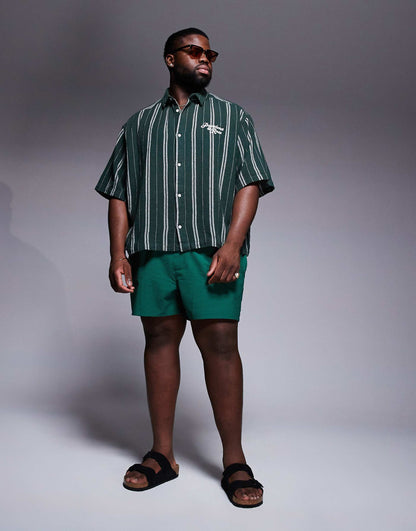 Seersucker Swim Shorts