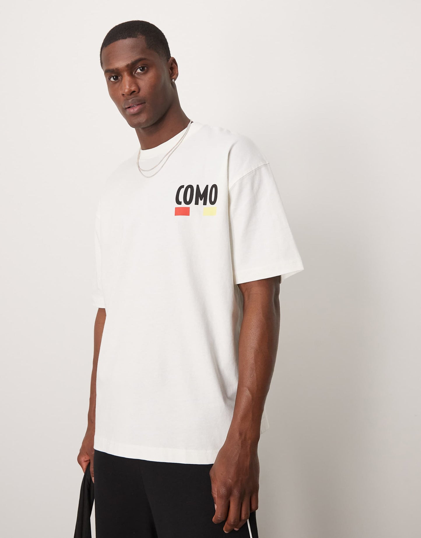 Oversized T-Shirt With Scenic Graphic