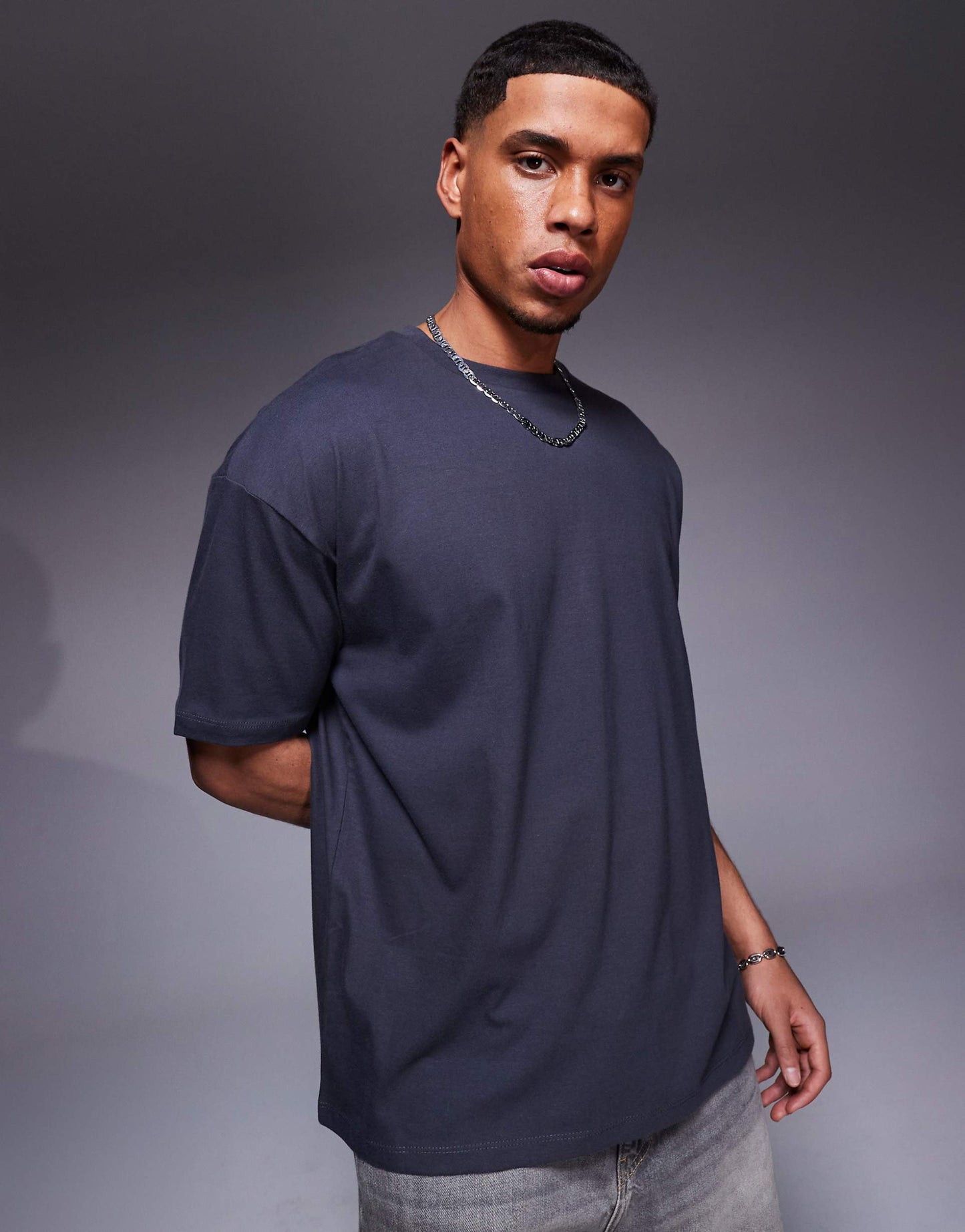 Oversized T-Shirt With Scenic Graphics