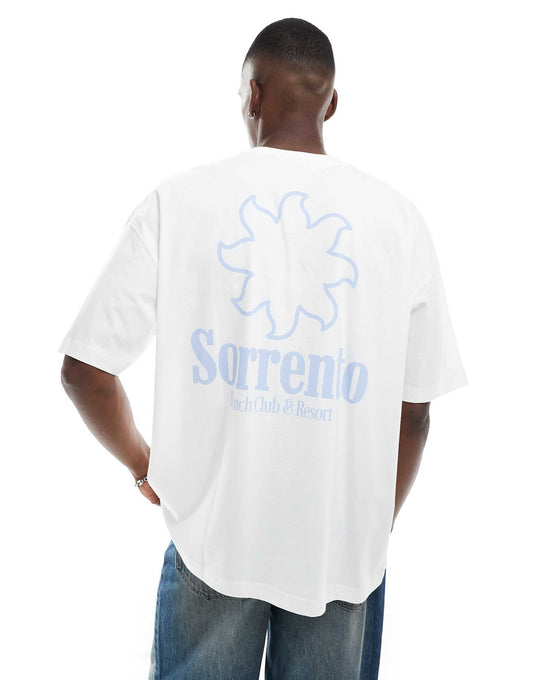 Oversized T-Shirt With Text Graphic