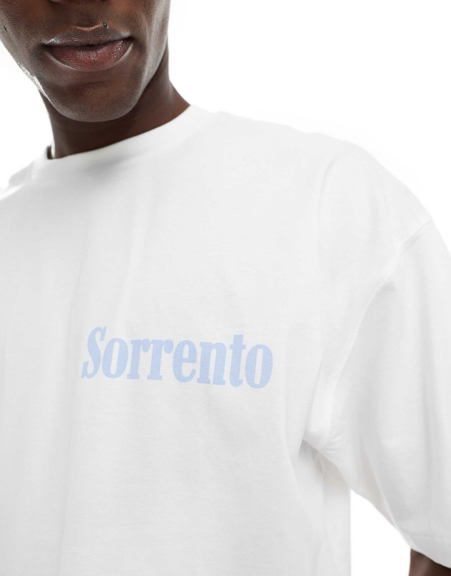 Oversized T-Shirt With Text Graphic
